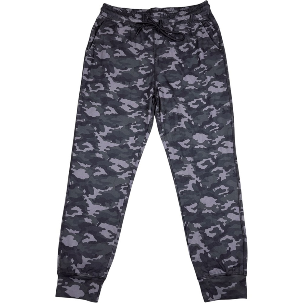 Fabletics High Waisted Performance Jogger Charcoal Camo Women's Large NWT